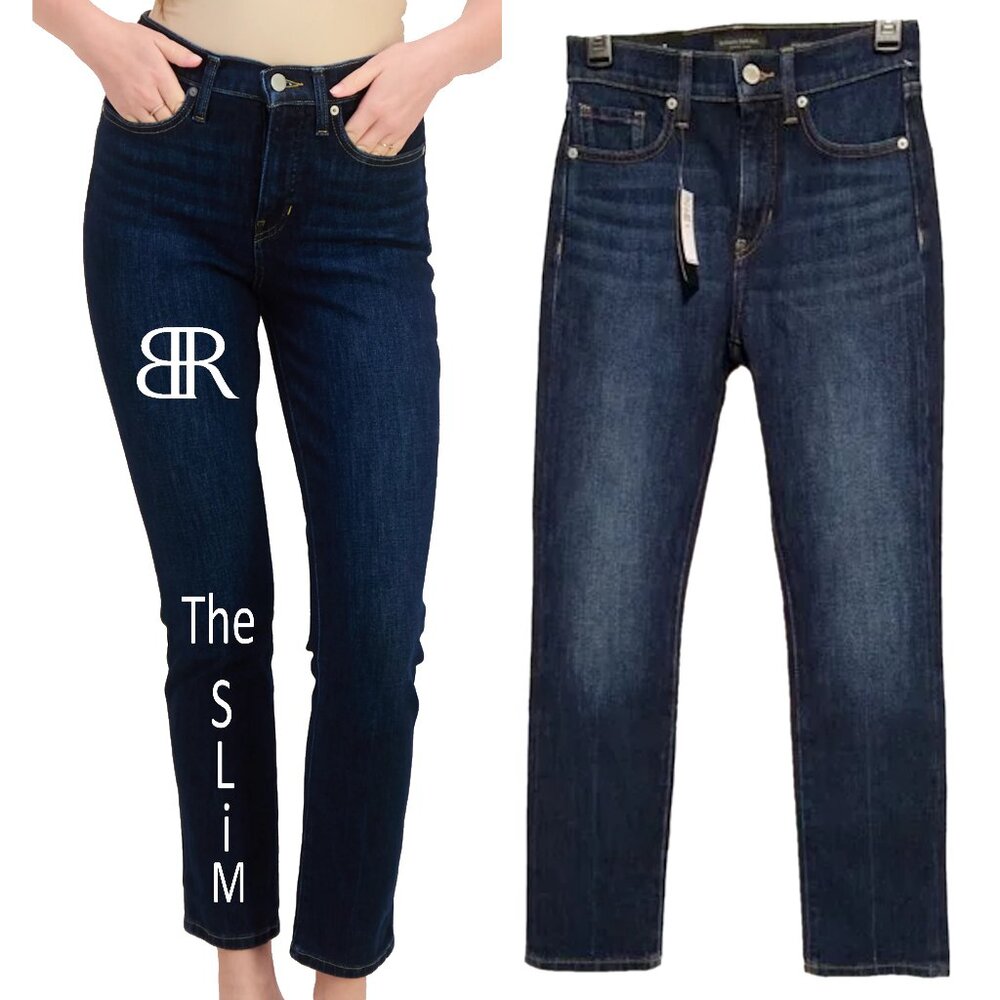 Banana Republic The Slim Jeans size 25 NWT High Rise Skinny Straight Crop